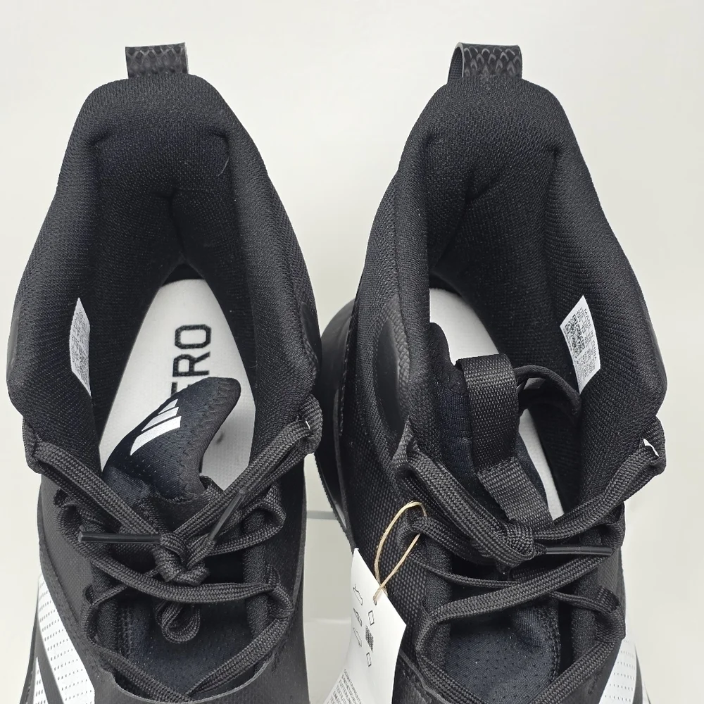 Adidas Men's SM Adizero Chaos To Turf Lineman Football Cleats Black Size 13.5